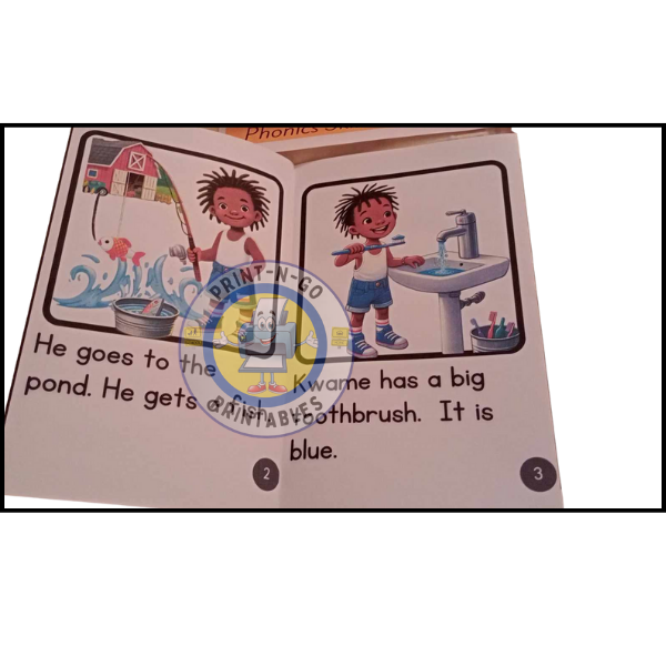 Kwame's Day on the Farm - Black and Brown Decodable Reader