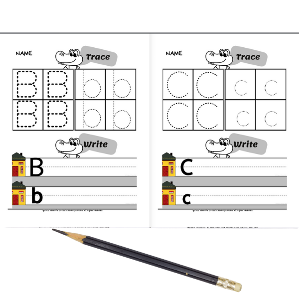 Let's Write ABC's - Aa to Zz Activity - Printable PDF