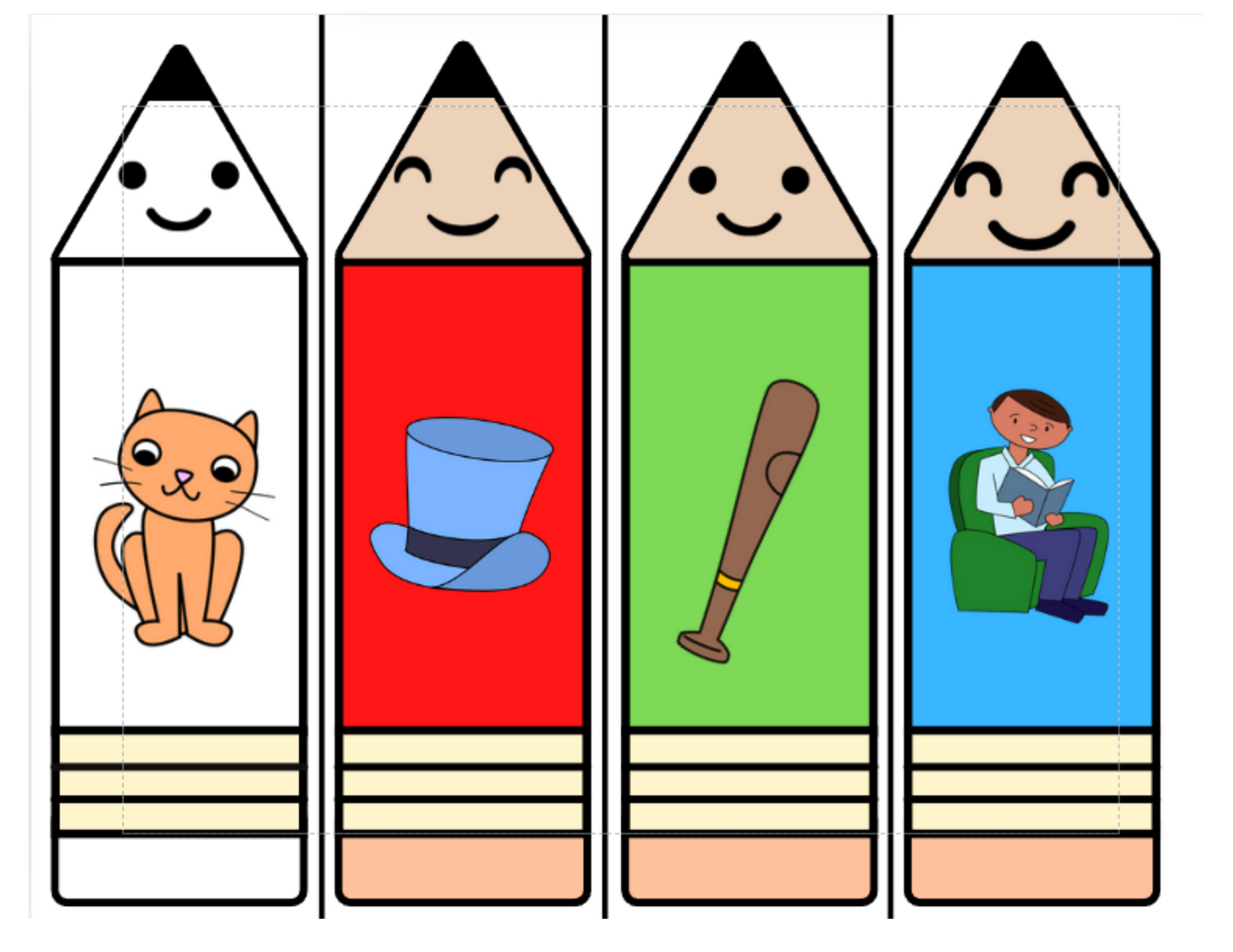 Word Families Picture & Word Match Game |Kindergarten–1st