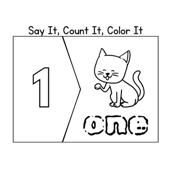 Count, Trace, & Learn Numbers 1-10 |Printable PDF| Prek-K