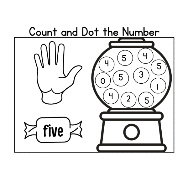 Count, Trace, & Learn Numbers 1-10 |Printable PDF| Prek-K