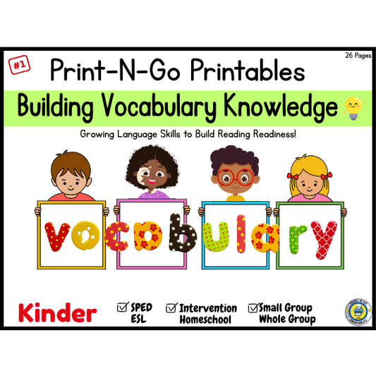 Building Vocabulary Knowledge PDF in Kindergarten