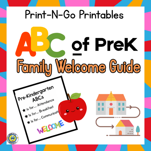 ABCs of PreK Family Guide – Editable Google Doc + Bonus Posters
